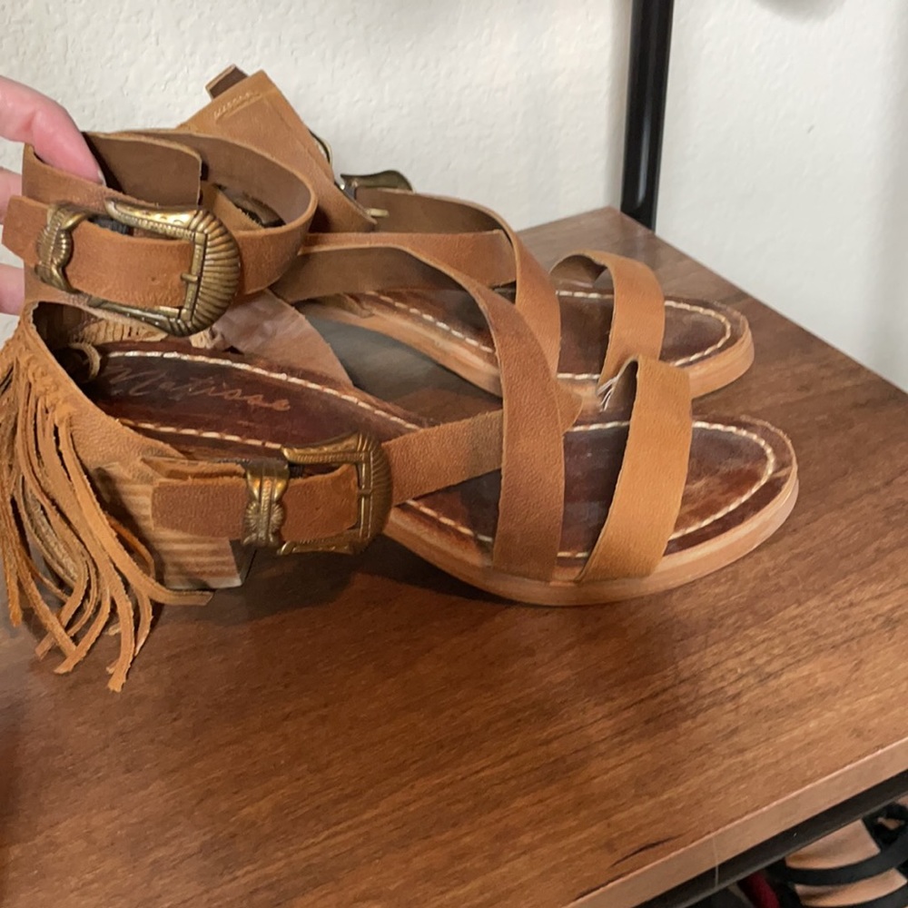 Matisse Fringe Leather Sandal